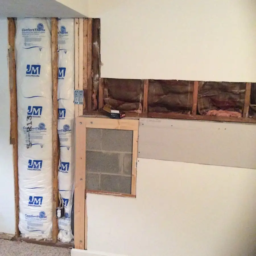 Wall insulation replacement during Odor Removal & Deodorization in Jackson